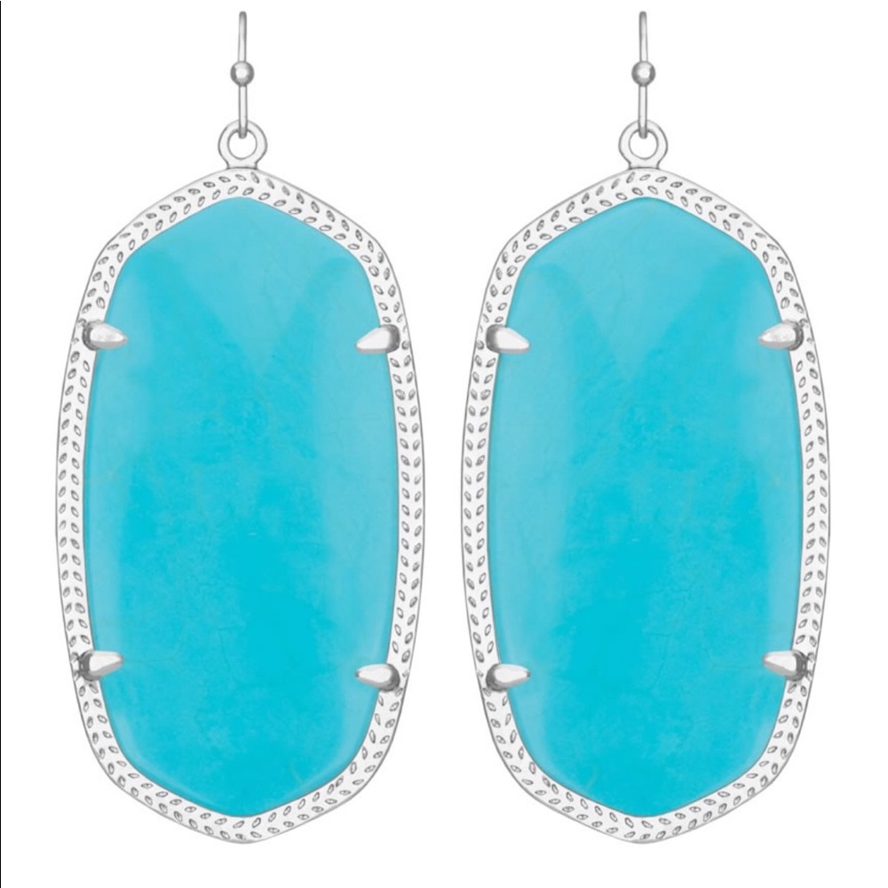 KENDRA SCOTT DANIELLE - Turquoise & silver